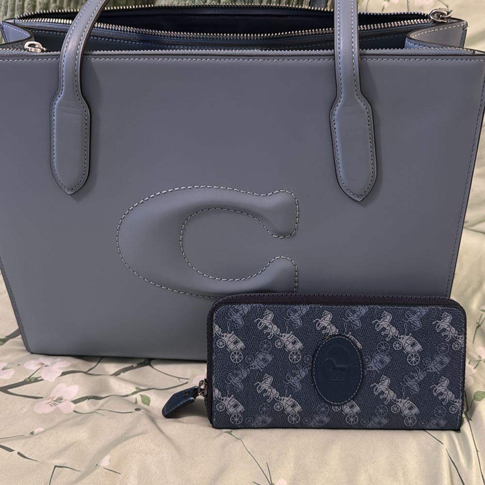 Coach Nina Tote with Wallet